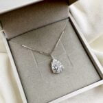 Colar em Prata 925 Ponto de Luz Gota