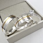 Alianças em Prata 950 Grace – 5mm