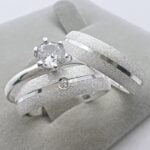 Alianças em Prata 950 Celeste – 5mm