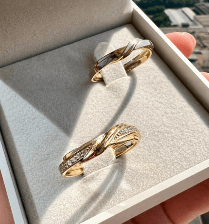 Alianças em Ouro 18k Lola – 4mm - Imagem 4
