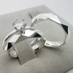 Alianças em Prata 950 Diamond – 4mm