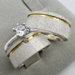 Alianças em Prata 950 Summer Diamantada – 8mm
