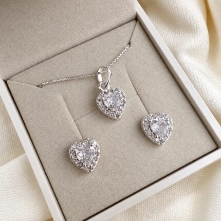 Conjunto em Prata 925 Amor Eterno