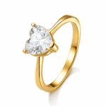 Anel Solitário em Ouro 18k Love